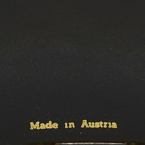 Hermes Email GM Hakuba Cloisonne Bangle Black Gold Plated Women's HERMES - Picture 5 of 6